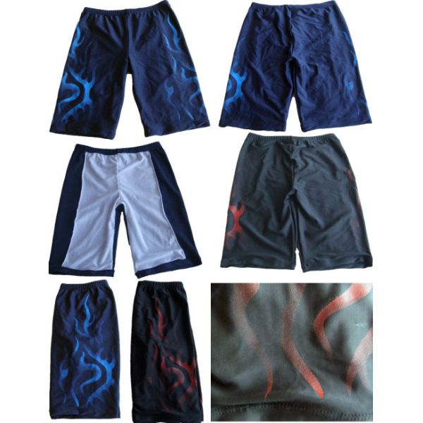 Men's brand swim mens beach Surf swimsuit knee length bathing swimming shorts male sports bath