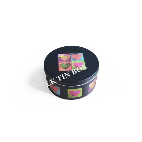 O costume imprimiu o empacotamento do presente da caixa da lata do biscoito do bolo do feriado do Natal