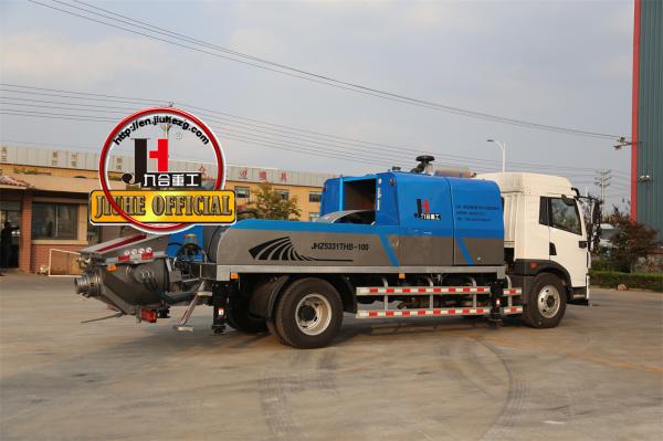 JIUHE JHZ5140THB-100 Diesel Mobile Concrete Truck Mounted Concrete Pumps Trailer Concrete Line Pump For Construction