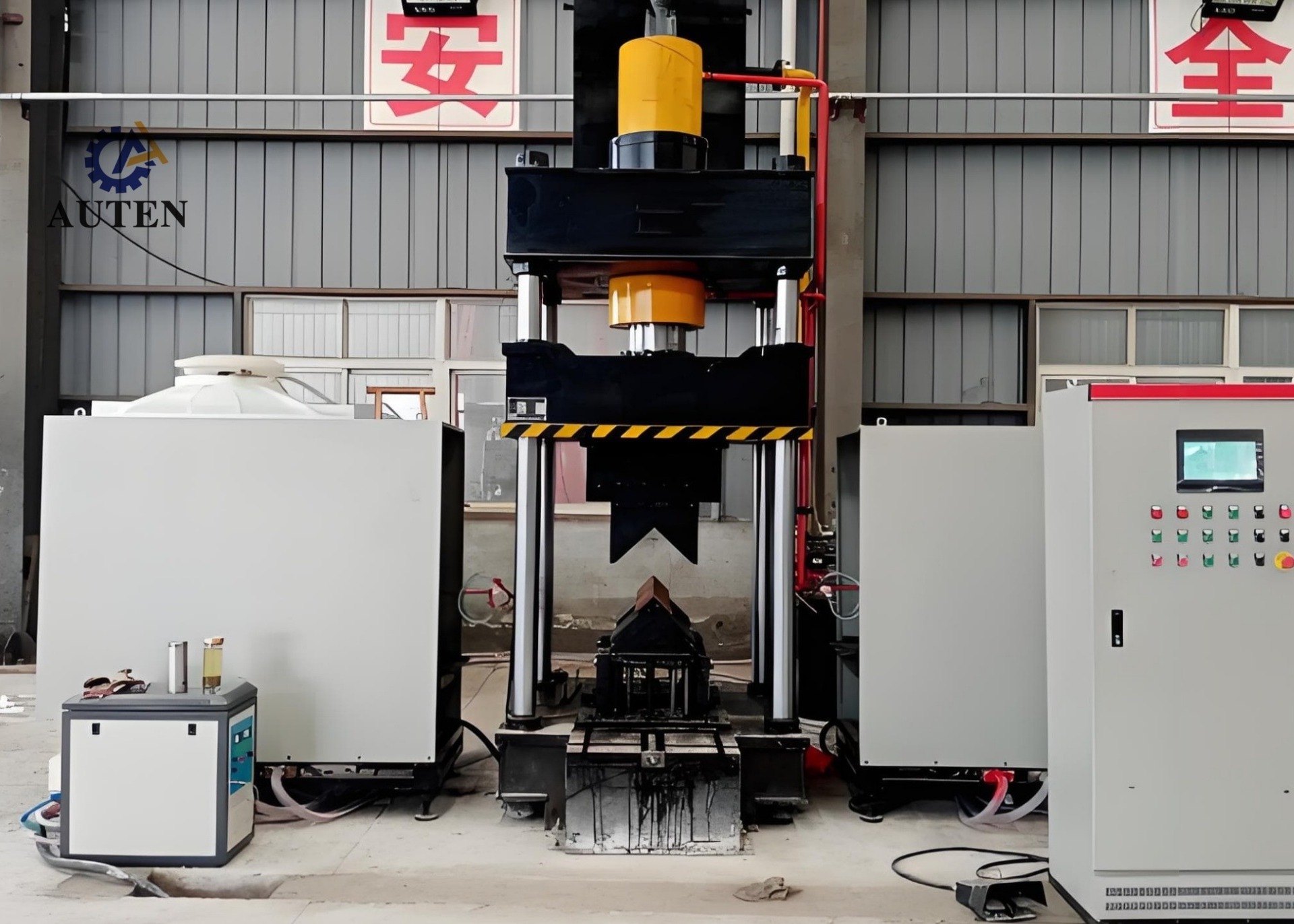 Intelligent CNC Heating Bending Machine For Angle & Plate With Hot Bending