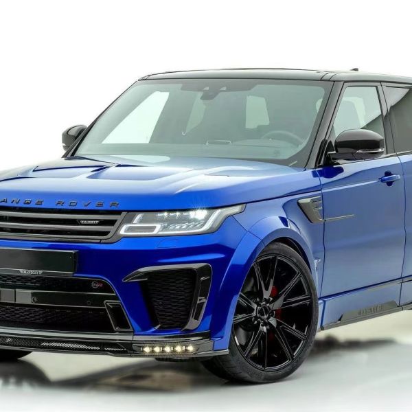 Kit de réparation de remplacement de la carrosserie Land Rover 2017 - 2019 Spoiler Hood Résine Fibre Front Lip