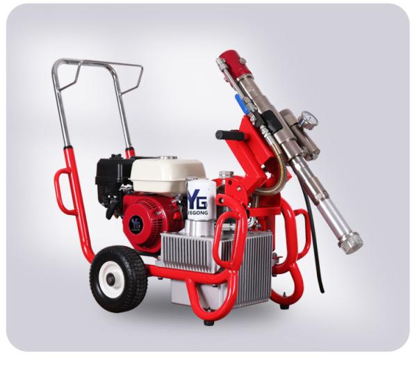 Electric / Gas Airless Wall Paint Putty Machine 8L/Min Flow High Pressure System
