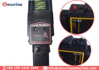 Détecteur de métaux tenu dans la main audio de sécurité d'alarme d'alerte/vibration pour détecter le couteau/arme à feu