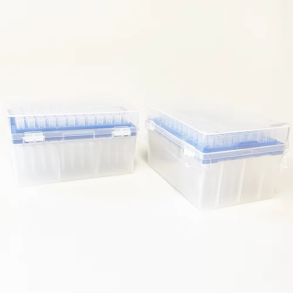 Disposable Lab Consumables DNase RNase Free 50ul Filter Pipette Tips