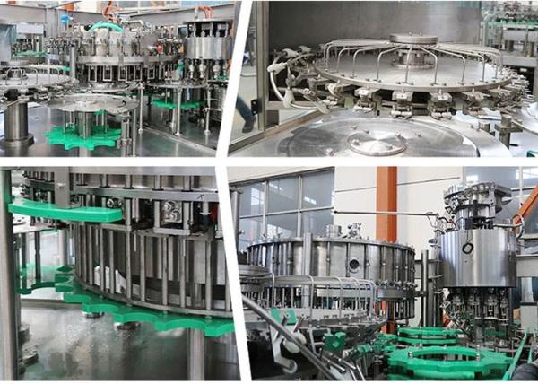 ISO 9001 SUS 304 2500kg Can Beverage Filling Machine
