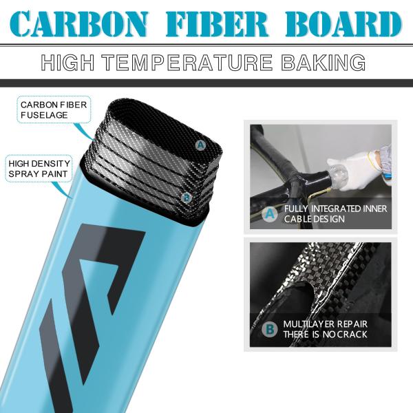 Off Road Carbon MTB Bike Fork Suspension 1.33m Length  27.5x2 Tire Width