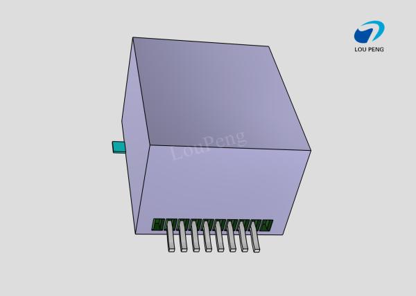 RJ45 jack Cat.5 SMT angled