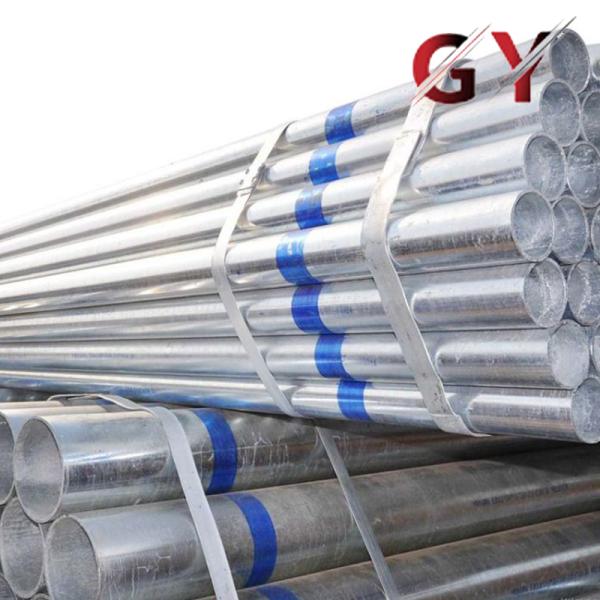 ASTM A106 GR.B Q195 Q235  1-12m Galvanized Round Steel Pipe with High Quality and Low Price for Building Materials