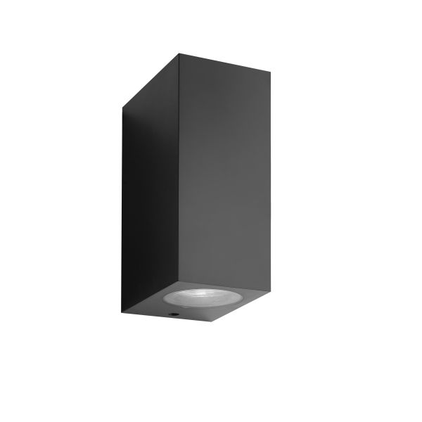 Squaer Wall Mounted Led Spotlights , 6000K 6w Black Wall Mount Light Fixture