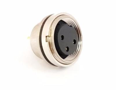 Receptacble Type With Rugged Metal Shells Rear Mount Female Male AISG Connector