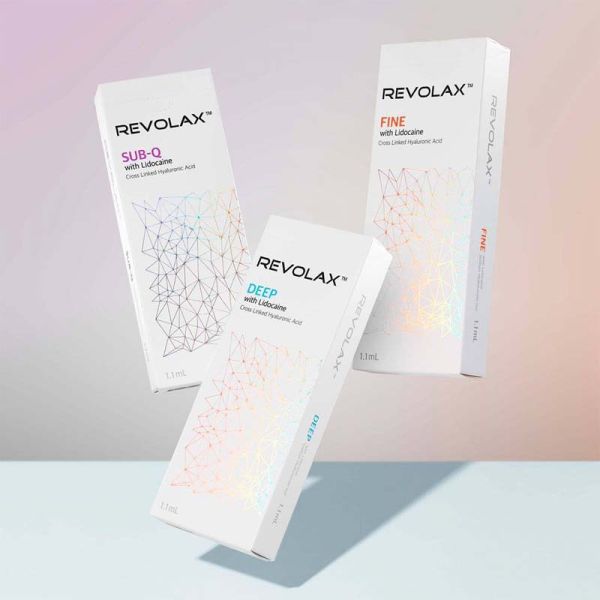 Cross Linked HA Dermal Filler CE Revolax Deep With Lidocaine