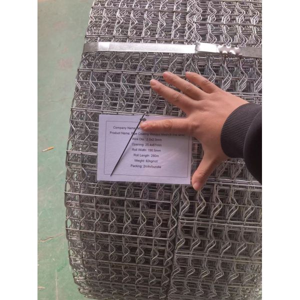 Subsea Gas Offshore Pipeline Counterweight Spot Welded Wire Mesh  2.4 MM Welded Galvanized Concrete Mesh