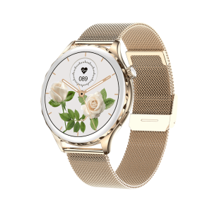 Support OEM & ODM | Retro Roman Dial Ladies Smart Watch with BT5.1 Bluetooth