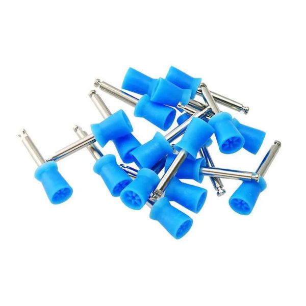 100pcs/Box Dental Prophy Polishing Brush Colorful Rubber Dental Prophy Cup