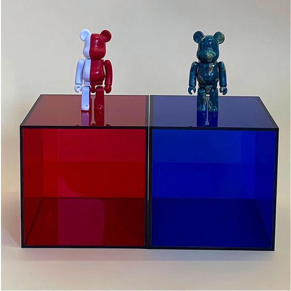 PMMA щетка коробка акриловая ручка коробка для домашнего декора и коммерческого продвижения