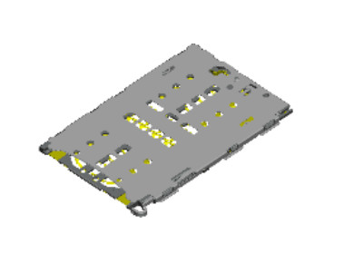 Электрические компоненты из медного сплава соединители Jack T Flash Card Connector
