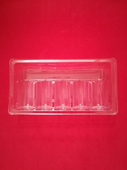 Коробки волдыря лоснистой отделки ясные пластиковые упаковывая для ПК пробирок кс 10мл 4