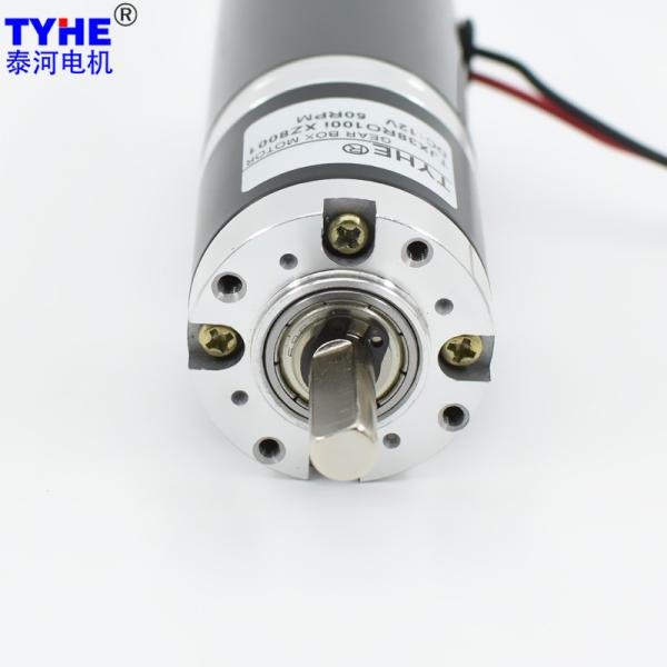 Steel Dc Planetary Gear Motor D38mm Plane Gearbox 24v 5nm