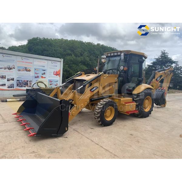 状態が良し 中古 カタピラー バックホー ローダー 420F 中古 CAT レトロ 掘削機 バックホー Cat 420f2