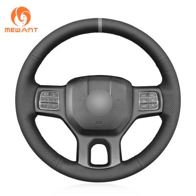 Custom Hand Stitching Leather Steering Wheel Cover for Dodge RAM 1500 3500 2013 2014 2015 2016 2017 2018