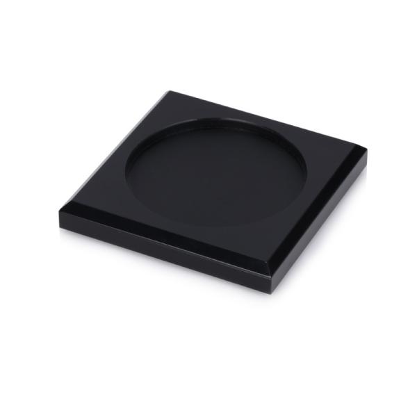 Free sample 240*125*65mm black oblong hotel  tissue box cover
