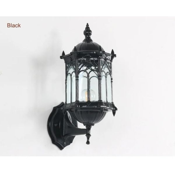 Retro Outdoor Waterproof Antirust E27 Wall Lamp Garden Gateway wall Sconce(WH-VR-123)