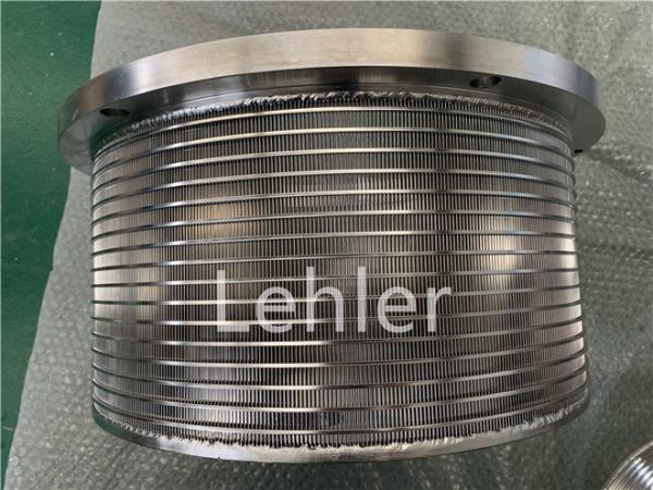 SS316L Basket Mill / Bead Mill Screen 300 Micron Slot Opening For Coating And Inks