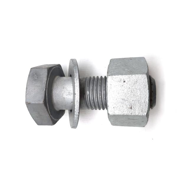 thread Carbon Steel Grade 4.8 8.8 Hex Head Bolts and Nuts with Washer