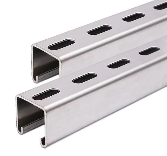 Surprecision Metal Strut Channel With Slotted Back 304 Stainless Steel U Channel Framing Steel Channels