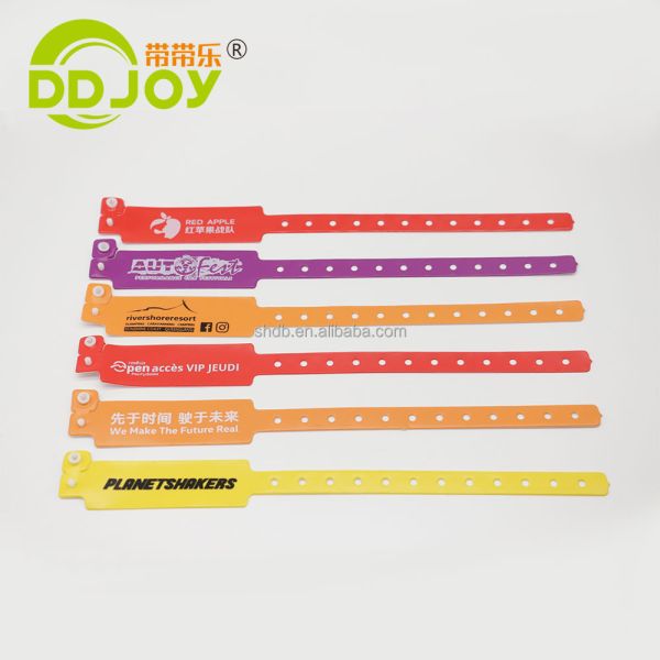 Waterproof Custom Printed PVC/Vinyl Identification Wristband for Event Identification