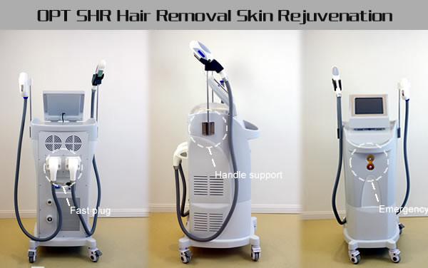 OPT SHR Permanent Hair Removal Machine For Unwanted Facial Hair / Men's Body Hair