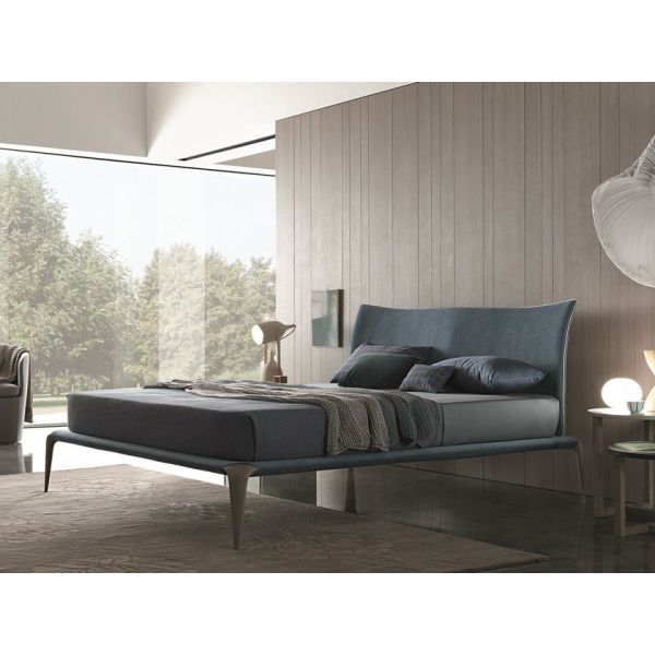 Margareth Tannead Leather Modern Upholstered Bed Light And Ethereal Design