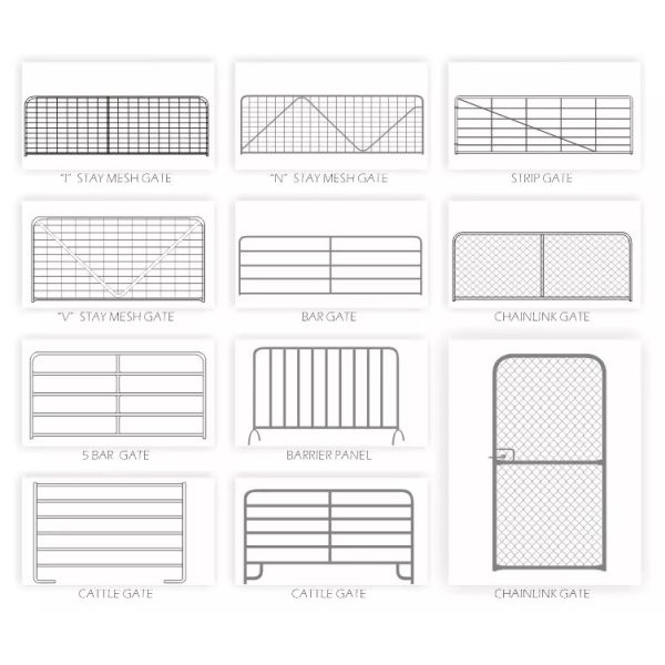 Q235 Steel 6ft Tall Livestock Handling Equipment For Goat Feeding