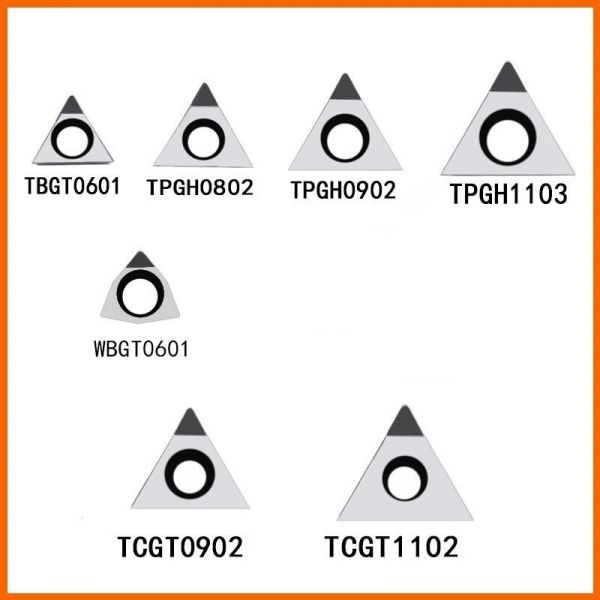 TNGA160404 PCD Al2O3 покрытый PCD CBN Insert для треугольной формы и индивидуальных потребностей