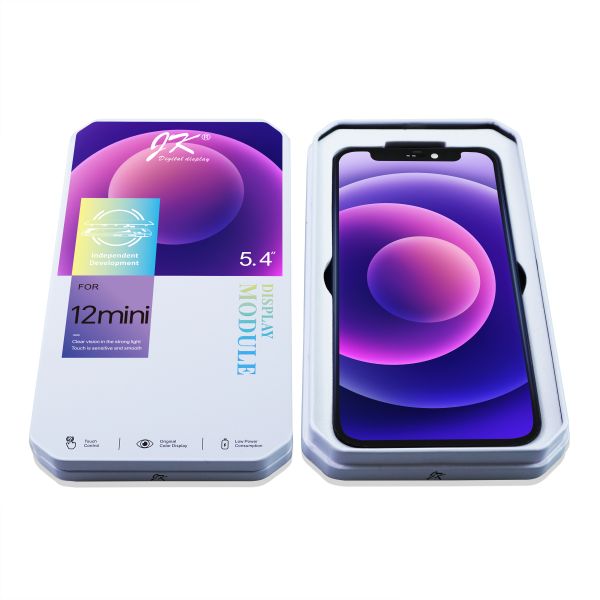 Factory Price JK Incell LCD Screen for iPhone 12 Mini with 650±50 Cd/m2 Brightness 1080*2340 Resolution 5.4 Inch Display Assembly