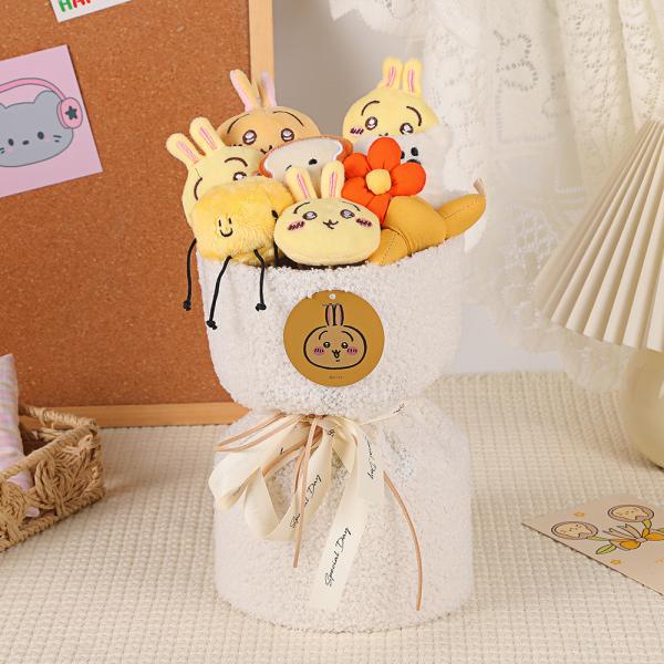 Usaqi Doll Small Fragrance Style Doll Bouquet Gift Ideal for Girlfriend's Birthday or Holiday