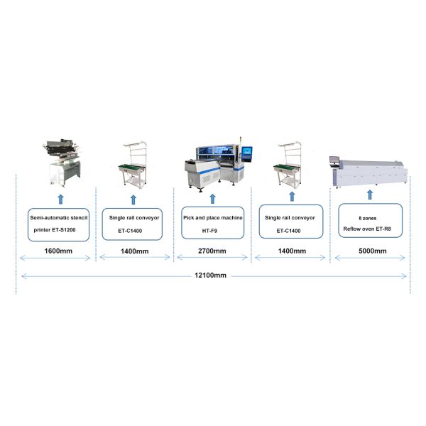 Фидеры СМТ Маунтер машины производства света трубки СИД электрического фидера 68