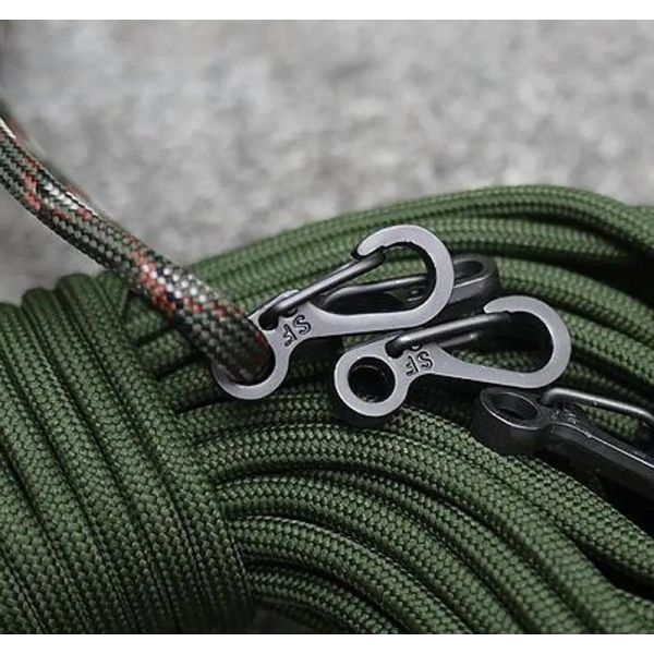 Outdoor Camping Keychain Hook Mini Sf EDC Carabiner Aluminum Alloy Backpack Hanging Buckle