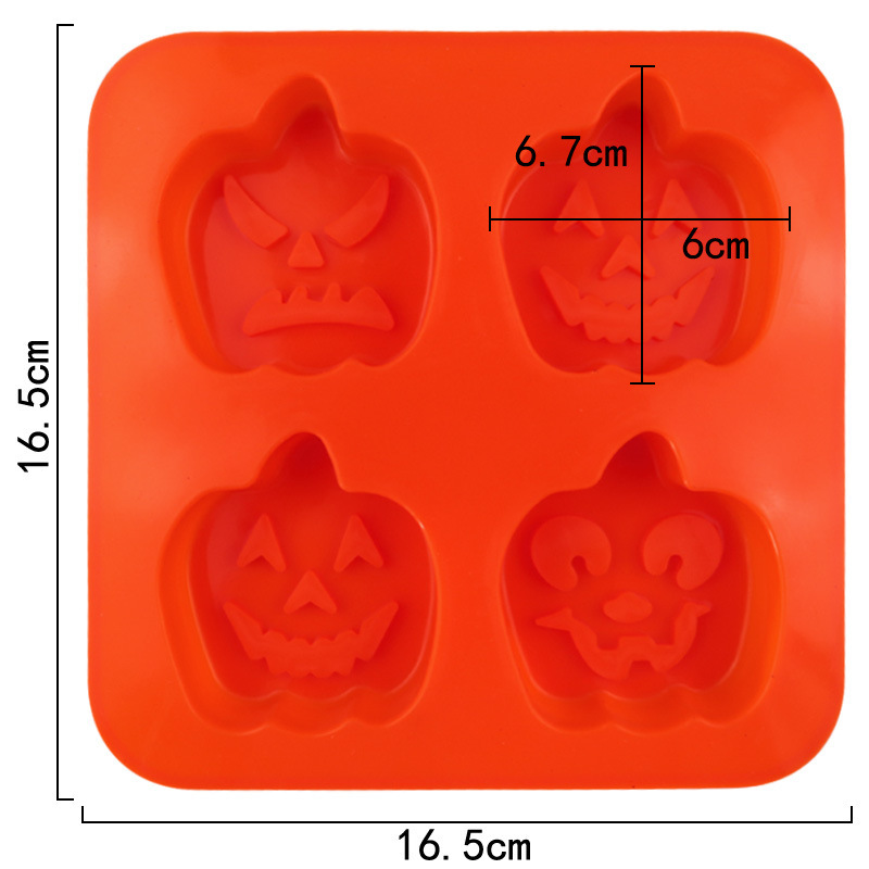 Cake Tools Type Pumpkin Shaped Silicone Cake Mold Eco-Friendly and Oven Safe Halloween Themed DIY Baking Tool Bestseller