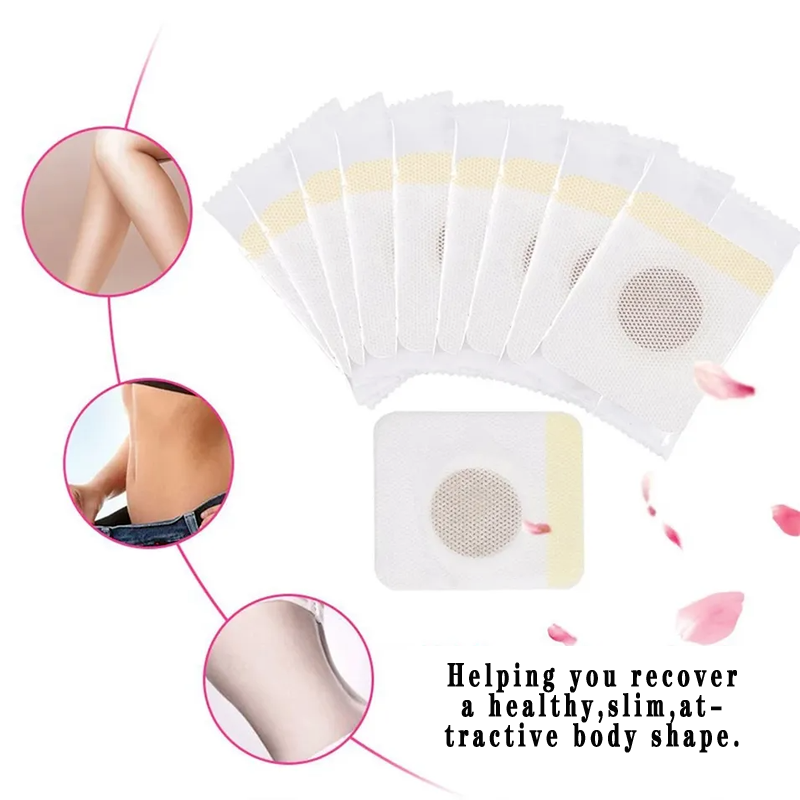 30pcs Chinese Natural Herbal Medicine Magnet Slimming Patch Fat Burning Weight Loss Stickers Health Care Body Massager