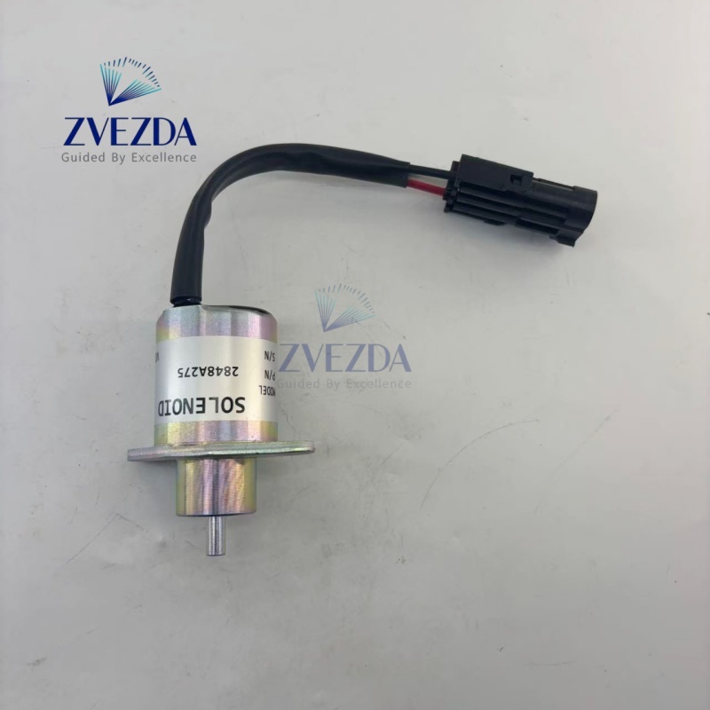 28488A275 Stop Solenoid 24V Fit 1004‑40 1004‑42 1006‑60 Diesel Engine