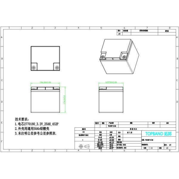 батарея медицинской службы 24В 25Ах, цикл медицинской батареи тележки глубокий