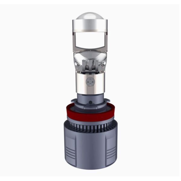 Easy Install Mini Projector Lens For Car Headlights HD Projection Enhanced Brightness