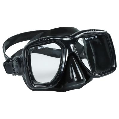Adult PVC Swimming Snorkel Mask For Glasses Wearers Scuba Diving