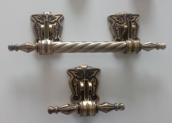 Caixões de Zamak e punhos 30 * 7,5 Cm do caixão do metal dos acessórios dos caixões