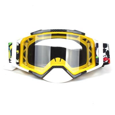 Anti óculos de proteção feitos sob encomenda UV do motocross, óculos de proteção de Off Road para conduzir/esqui