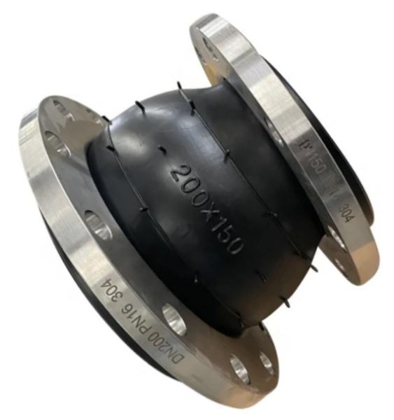 DIN PN16 réducteur concentrique de la gomme personnalisée expansion joint acier au carbone galvanisé Epdm type de bride flexible