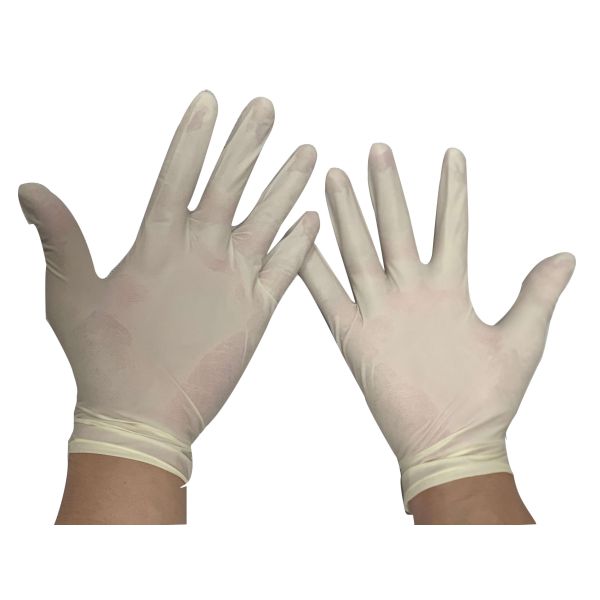 Nature White Latex 5g Disposable Protective Gloves
