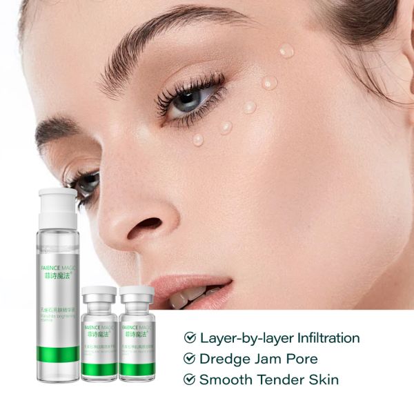 OEM Factory Professional Acne Repair and Skin Whitening Facial Serum Set Hyaluronic Acid Day Night Home Use for Salon Beauty