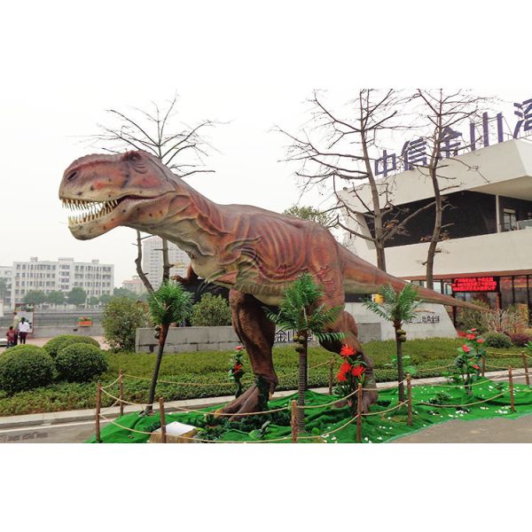 Realistic waterproof Tyrannosaurus Animatronic Dinosaur For Exhibition